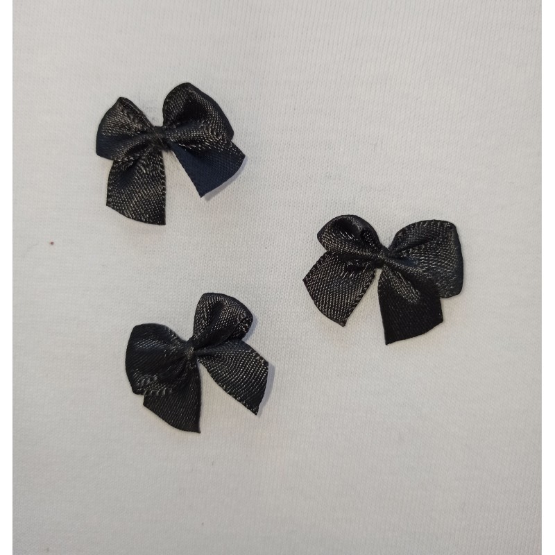 Бантики черные 1 см (FB-005)